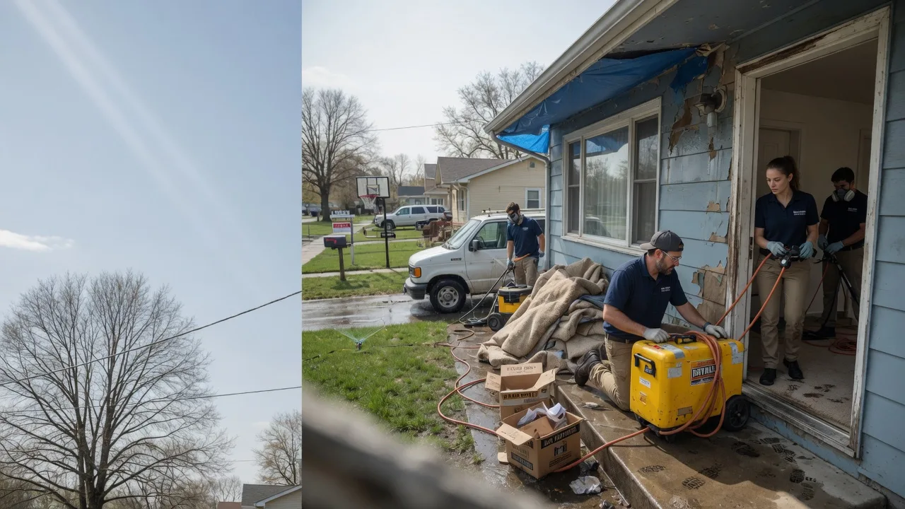 Basement Flood Cleanup in Ogden, IL near me